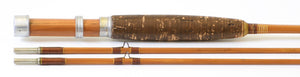 Edwards, E.W. -- Extremely Scarce Signed 7'6 De Luxe Bamboo Rod