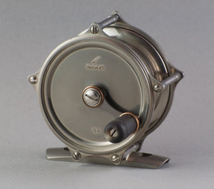 Kineya Reed 45 Nickel Silver Raised Pillar Fly Reel