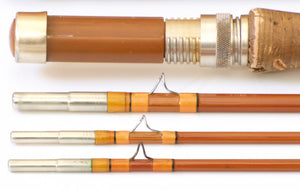 Phillipson Powr Pakt Bamboo Rod 9' 3/2 - ferrules and tip tops detail