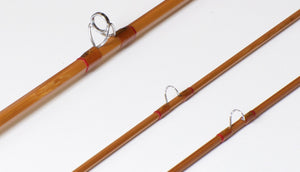 Simroe, Ted -- 7'6 2/2 3wt Bamboo Rod (new) - rod sections with guides and wraps