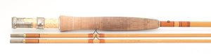 R.L. Winston Bamboo Rod 8'6" 2/2 #6 - maker signature and rod markings