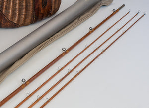 Jim Schaaf Hollowbuilt Steelhead/Salmon Bamboo Rod 9'3" 3/2 #8/9 - overall view