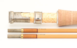 R.L. Winston Bamboo Rod 8'6" 2/2 #6 - ferrules and tips detail