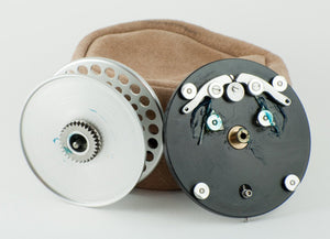 Joe Saracione SCA 3 1/4" fly reel and two spare spools