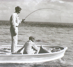 Wulff, Lee - Personal Bonefish Hat and Framed Photos