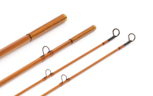 R.L. Winston Bamboo Rod 8' 3/2 #4 - rod sections with guides and wraps