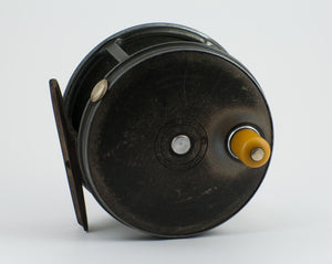 Hardy Perfect 4" Dup MKII check fly reel - white handle