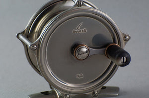 Kineya Reed 45 Nickel Silver Raised Pillar Fly Reel