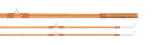 R.L. Winston Bamboo Fly Rod Morgan/Brackett 7'6" 2/2 3 oz. - rod sections with guides and wraps