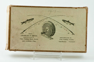 Orvis Box with Carded Flies from the early 1900s!!