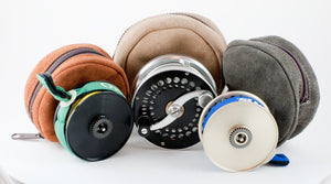 Joe Saracione SCA 3 1/4" fly reel and two spare spools