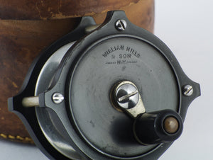 William Mills & Son Original "Fairy" Raised Pillar / Hard Rubber Fly Reel