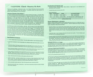 Valentine Planetary Model 350 Fly Reel