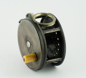 Hardy Perfect 3 3/4" Wide Drum 1917 Check Fly Reel
