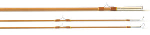 Simroe, Ted -- 6' 3wt Bamboo Rod (new!) - rod sections with wraps and hardware