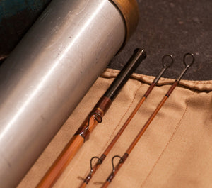 Walt Carpenter Browntone 7'6 2/2 5wt Bamboo Rod - Mint