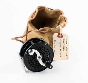 Bogdan Large Trout fly reel - all black