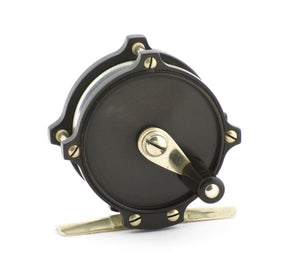 William Mills & Son Original "Fairy" Raised Pillar / Hard Rubber Fly Reel