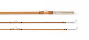 Simroe, Ted -- 8' 2/2 3-4wt Bamboo Rod (New!) - rod sections with wraps and hardware