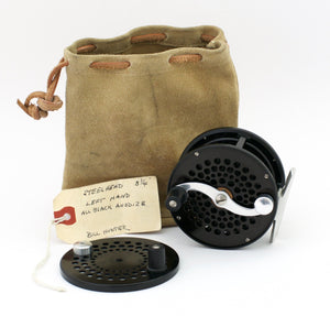 Bogdan Steelhead Fly Reel - All Black w/ Palming Rim