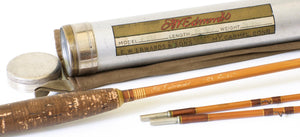 Edwards, E.W. -- Extremely Scarce Signed 7'6 De Luxe Bamboo Rod