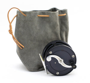 Bogdan Model 2LG Salmon Fly Reel - All Black