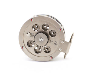 Ari 't Hart S1 Fly Reel and Spare Spool - Nickel Plated