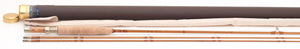 R.L. Winston Quad Bamboo Rod 7'9" 2/2 #5 - handle grip and reel seat detail