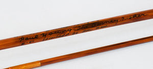 Young, Paul H -- "Barney Fisher" Bamboo Spinning Rod
