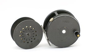 Hardy Perfect 3 3/4" Wide Drum Fly Reel and Spare Spool