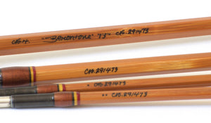 Walt Carpenter Browntone 7'3 4wt Bamboo Rod 
