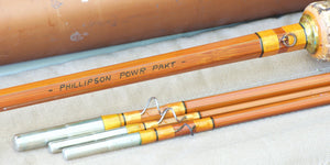 Phillipson Powr Pakt Bamboo Rod 9' 3/2 - handle grip and reel seat detail