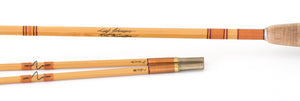R.L. Winston Bamboo Rod 8'6" 2/2 #6 - guides and thread wrapping