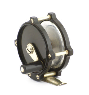 William Mills & Son Original "Fairy" Raised Pillar / Hard Rubber Fly Reel