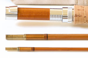 R.L. Winston Prototype Bamboo Rod 8'9" 3/1 #6 - rod sections with wraps