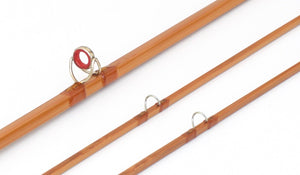 R.L. Winston Quad Bamboo Rod 7'9" 2/2 #5 - rod sections with guides and wraps