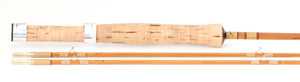 R.L. Winston Leetle Feller Bamboo Rod 7' 2/2 #3 - maker signature and rod markings