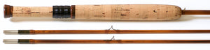 Bob Summers Model 735 Bamboo Rod 7'3" 2/2 #4/5 - rod sections with guides and wraps