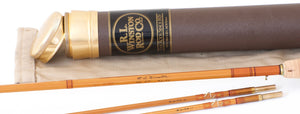 R.L. Winston Bamboo Fly Rod Morgan/Brackett 7'6" 2/2 3 oz. - handle grip and reel seat detail