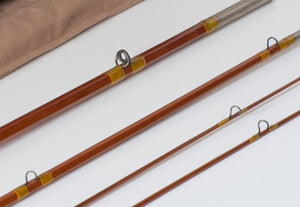 Phillipson Pacemaker Bamboo Rod 8'6 3/2 6wt - ferrules and tip tops detail