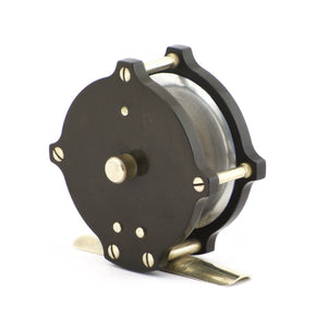 William Mills & Son Original "Fairy" Raised Pillar / Hard Rubber Fly Reel