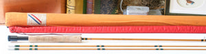 Pezon et Michel Super Parabolic PPP, "Bretonvilliers" Type Dubos Bamboo Rod 7'6 4-5wt