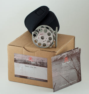 Ari 't Hart Mach 0 silver fly reel - mint