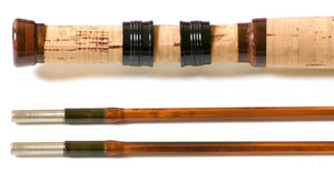 Bob Summers Model 735 Bamboo Rod 7'3" 2/2 #4/5 - handle grip and reel seat detail