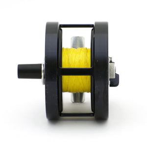 Bogdan Model 2LG Salmon Fly Reel - All Black