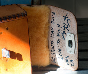 Annie Margarita Leather Reel Case - All Saint's Day