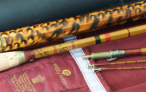 Hardy Bros. - The "Prince Leopold of Belgium" 10' Bamboo Fly Rod - case or tube detail