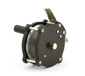 William Mills & Son Original "Fairy" Raised Pillar / Hard Rubber Fly Reel