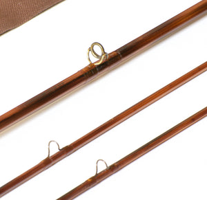 Bob Summers Model 735 Bamboo Rod 7'3" 2/2 #4/5 - ferrules and tip tops detail