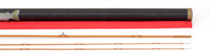 R.L. Winston Bamboo Rod 7' 2/2 #4 - rod sections with guides and wraps
